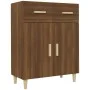 Aparador madera contrachapada marrón roble 69,5x34x89 cm de vidaXL, Aparadores - Ref: Foro24-817359, Precio: 69,42 €, Descuen...