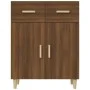 Aparador madera contrachapada marrón roble 69,5x34x89 cm de vidaXL, Aparadores - Ref: Foro24-817359, Precio: 69,42 €, Descuen...