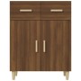 Sideboard aus braunem Eichensperrholz, 69,5 x 34 x 89 cm von vidaXL, Sideboards - Ref: Foro24-817359, Preis: 70,02 €, Rabatt: %
