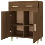 Aparador madera contrachapada marrón roble 69,5x34x89 cm de vidaXL, Aparadores - Ref: Foro24-817359, Precio: 69,42 €, Descuen...