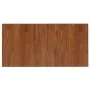 Badezimmerarbeitsplatte aus dunkelbraun behandeltem Massivholz, 80 x 40 x 2,5 cm von vidaXL, Arbeitsplatten - Ref: Foro24-343...