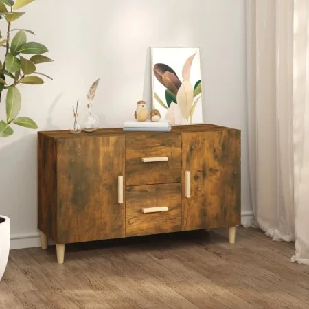 Sideboard aus geräuchertem Eichenholzwerkstoff, 100 x 36 x 60 cm von vidaXL, Sideboards - Ref: Foro24-817465, Preis: 76,05 €,...