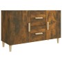 Sideboard aus geräuchertem Eichenholzwerkstoff, 100 x 36 x 60 cm von vidaXL, Sideboards - Ref: Foro24-817465, Preis: 76,96 €,...