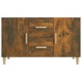 Sideboard aus geräuchertem Eichenholzwerkstoff, 100 x 36 x 60 cm von vidaXL, Sideboards - Ref: Foro24-817465, Preis: 76,96 €,...