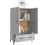 Hohes Sideboard aus grauem Sonoma-Sperrholz, 70 x 31 x 115 cm von vidaXL, Sideboards - Ref: Foro24-817475, Preis: 99,21 €, Ra...