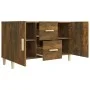 Sideboard aus geräuchertem Eichenholzwerkstoff, 100 x 36 x 60 cm von vidaXL, Sideboards - Ref: Foro24-817465, Preis: 76,05 €,...