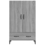 Hohes Sideboard aus grauem Sonoma-Sperrholz, 70 x 31 x 115 cm von vidaXL, Sideboards - Ref: Foro24-817475, Preis: 99,21 €, Ra...