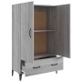 Hohes Sideboard aus grauem Sonoma-Sperrholz, 70 x 31 x 115 cm von vidaXL, Sideboards - Ref: Foro24-817475, Preis: 99,21 €, Ra...