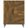 Sideboard aus geräuchertem Eichenholzwerkstoff, 69,5 x 34 x 90 cm von vidaXL, Sideboards - Ref: Foro24-817354, Preis: 82,11 €...