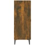 Sideboard aus geräuchertem Eichenholzwerkstoff, 69,5 x 34 x 90 cm von vidaXL, Sideboards - Ref: Foro24-817354, Preis: 83,09 €...