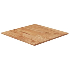Quadratische Tischplatte aus hellbraunem Eichenholz, 50 x 50 x 1,5 cm von vidaXL, Tischplatten - Ref: Foro24-343001, Preis: 6...