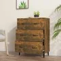 Eiche geräuchert Holzwerkstoff Anrichte 69,5x34x90 cm von vidaXL, Sideboards - Ref: Foro24-817348, Preis: 82,46 €, Rabatt: %