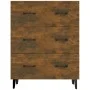 Eiche geräuchert Holzwerkstoff Anrichte 69,5x34x90 cm von vidaXL, Sideboards - Ref: Foro24-817348, Preis: 82,46 €, Rabatt: %