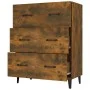 Eiche geräuchert Holzwerkstoff Anrichte 69,5x34x90 cm von vidaXL, Sideboards - Ref: Foro24-817348, Preis: 82,46 €, Rabatt: %