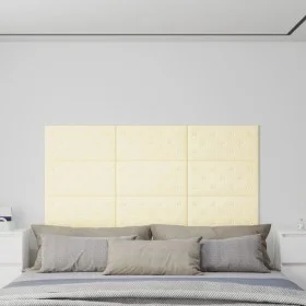 Paneles de pared 12 uds cuero sintético crema 60x30 cm 2,16 m² by vidaXL, Wall covering - Ref: Foro24-343989, Price: 54,66 €,...