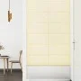 Wandpaneele 12 Stück Kunstleder creme 60x30 cm 2,16 m² von vidaXL, Wandverkleidung - Ref: Foro24-343989, Preis: 54,66 €, Raba...
