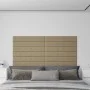 Wandpaneele 12 Stück Cappuccino-Kunstleder 90x15 cm 1,62 m² von vidaXL, Wandverkleidung - Ref: Foro24-343999, Preis: 37,44 €,...