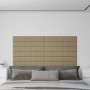 Wandpaneele 12 Stück Cappuccino-Kunstleder 90x15 cm 1,62 m² von vidaXL, Wandverkleidung - Ref: Foro24-343999, Preis: 37,75 €,...