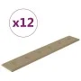 Wandpaneele 12 Stück Cappuccino-Kunstleder 90x15 cm 1,62 m² von vidaXL, Wandverkleidung - Ref: Foro24-343999, Preis: 37,44 €,...