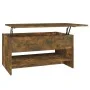 Couchtisch aus geräuchertem Eichensperrholz, 80 x 50 x 40 cm von vidaXL, Couchtisch - Ref: Foro24-819296, Preis: 74,55 €, Rab...