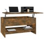 Mesa de centro madera contrachapada roble ahumado 80x50x40 cm de vidaXL, Mesas de centro - Ref: Foro24-819296, Precio: 78,37 ...