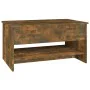 Couchtisch aus geräuchertem Eichensperrholz, 80 x 50 x 40 cm von vidaXL, Couchtisch - Ref: Foro24-819296, Preis: 74,55 €, Rab...