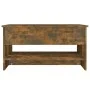 Couchtisch aus geräuchertem Eichensperrholz, 80 x 50 x 40 cm von vidaXL, Couchtisch - Ref: Foro24-819296, Preis: 74,55 €, Rab...