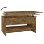 Couchtisch aus geräuchertem Eichensperrholz, 80 x 50 x 40 cm von vidaXL, Couchtisch - Ref: Foro24-819296, Preis: 74,55 €, Rab...