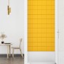 Paneles de pared 12 uds terciopelo amarillo 90x15 cm 1,62 m² de vidaXL, Recubrimiento de paredes - Ref: Foro24-344111, Precio...