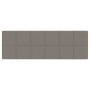 Paneles de pared 12 uds terciopelo gris claro 90x30 cm 3,24 m²