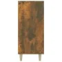 Aparador de madera de ingeniería roble ahumado 90x34x80 cm de vidaXL, Aparadores - Ref: Foro24-817459, Precio: 81,28 €, Descu...
