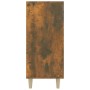 Sideboard aus geräuchertem Eichenholzwerkstoff, 90 x 34 x 80 cm von vidaXL, Sideboards - Ref: Foro24-817459, Preis: 82,38 €, ...