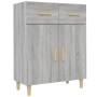 Sideboard aus grauem Sonoma-Sperrholz, 69,5 x 34 x 89 cm von vidaXL, Sideboards - Ref: Foro24-817358, Preis: 73,10 €, Rabatt: %