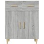 Sideboard aus grauem Sonoma-Sperrholz, 69,5 x 34 x 89 cm von vidaXL, Sideboards - Ref: Foro24-817358, Preis: 73,10 €, Rabatt: %