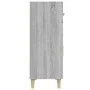 Aparador de madera contrachapada gris Sonoma 69,5x34x89 cm de vidaXL, Aparadores - Ref: Foro24-817358, Precio: 62,54 €, Descu...