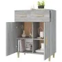 Sideboard aus grauem Sonoma-Sperrholz, 69,5 x 34 x 89 cm von vidaXL, Sideboards - Ref: Foro24-817358, Preis: 62,56 €, Rabatt: %