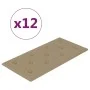 Wandpaneele 12 Stück Cappuccino PE-Leder 60x30 cm 2,16 m² von vidaXL, Wandverkleidung - Ref: Foro24-343992, Preis: 54,98 €, R...