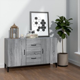 Sonoma graues Sideboard aus Holzwerkstoff, 100 x 36 x 60 cm von vidaXL, Sideboards - Ref: Foro24-817469, Preis: 97,15 €, Raba...