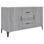 Sonoma gray engineered wood sideboard 100x36x60 cm by vidaXL, Sideboards - Ref: Foro24-817469, Price: 92,58 €, Discount: %