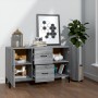 Sonoma gray engineered wood sideboard 100x36x60 cm by vidaXL, Sideboards - Ref: Foro24-817469, Price: 97,15 €, Discount: %