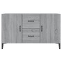 Sonoma gray engineered wood sideboard 100x36x60 cm by vidaXL, Sideboards - Ref: Foro24-817469, Price: 97,15 €, Discount: %