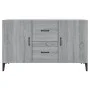 Sonoma gray engineered wood sideboard 100x36x60 cm by vidaXL, Sideboards - Ref: Foro24-817469, Price: 92,58 €, Discount: %