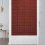Wall panels 12 pcs red synthetic leather 30x15 cm 0.54m² by vidaXL, Wall covering - Ref: Foro24-343972, Price: 19,86 €, Disco...