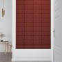 Wandpaneele 12 Stück rotes Kunstleder 30x15 cm 0,54m² von vidaXL, Wandverkleidung - Ref: Foro24-343972, Preis: 20,05 €, Rabat...