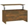 Couchtisch aus geräuchertem Eichensperrholz, 102 x 55,5 x 52,5 cm von vidaXL, Couchtisch - Ref: Foro24-819266, Preis: 60,50 €...
