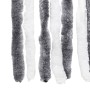 Cortina mosquitera chenilla gris y blanco 118x220 cm