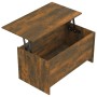 Couchtisch aus geräuchertem Eichensperrholz, 102 x 55,5 x 52,5 cm von vidaXL, Couchtisch - Ref: Foro24-819266, Preis: 60,98 €...