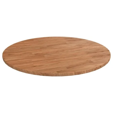 Round light brown oak wood table top Ø70x1.5 cm by vidaXL, Table tops - Ref: Foro24-342962, Price: 72,29 €, Discount: %