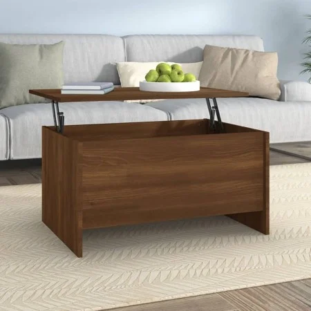 Brown oak plywood coffee table 80x55.5x41.5cm by vidaXL, Coffee table - Ref: Foro24-819271, Price: 46,48 €, Discount: %