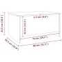 Brown oak plywood coffee table 80x55.5x41.5cm by vidaXL, Coffee table - Ref: Foro24-819271, Price: 46,48 €, Discount: %